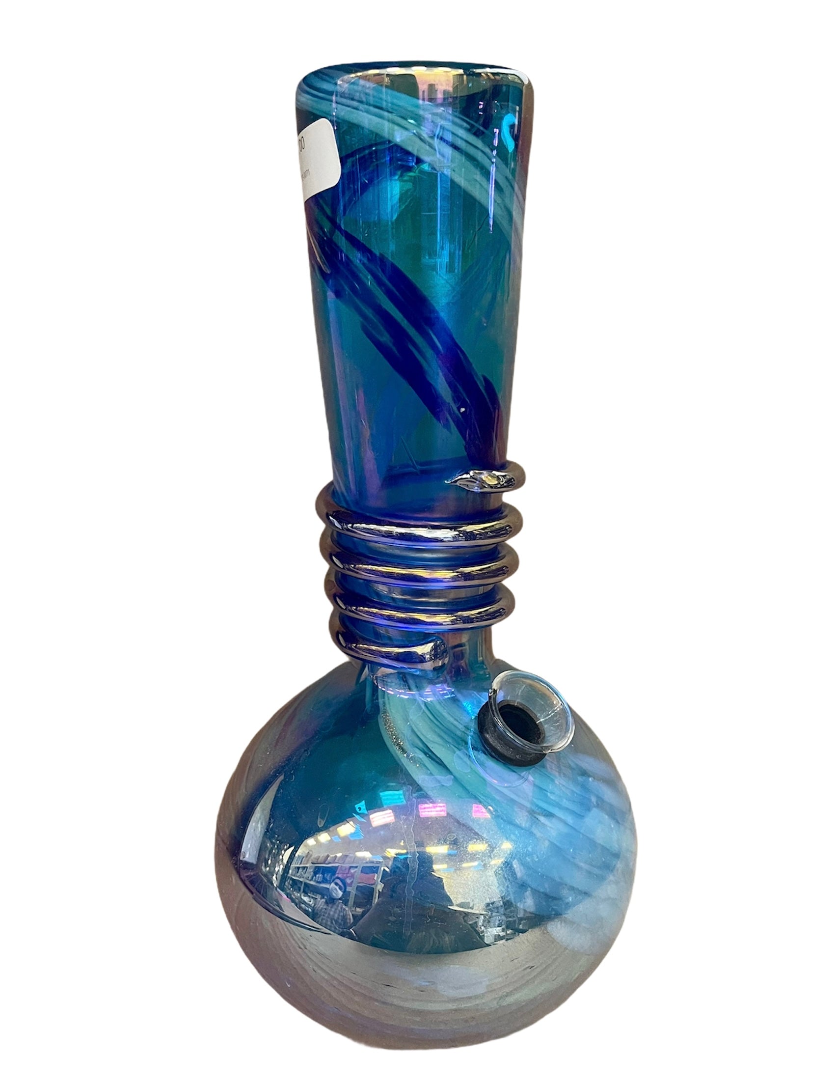 9" SOFT GLASS WATER PIPE COLORFUL