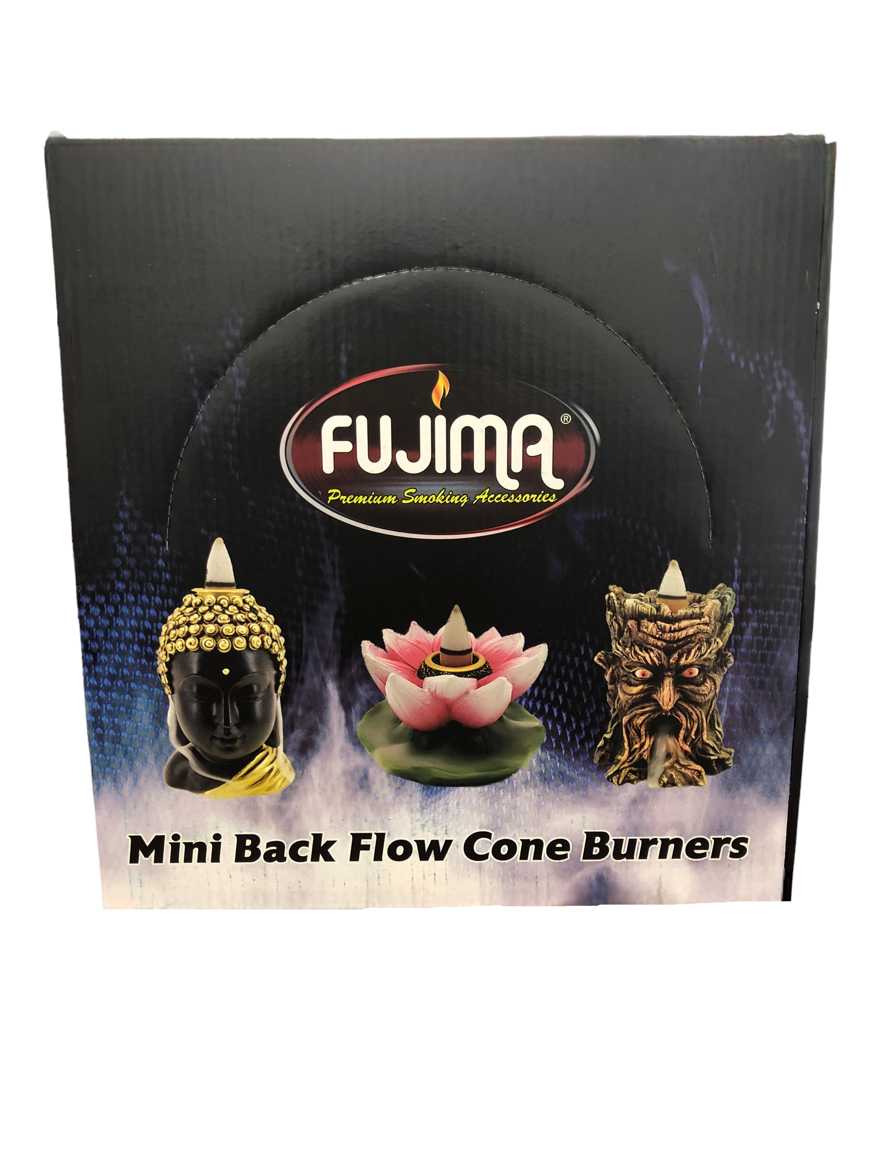 FUJIMA | MINI BACKFLOW SET CONE BURNERS | 6CT