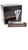 I LOVE YOU ROSE | GLASS PIPE 24 PCS | LARGE