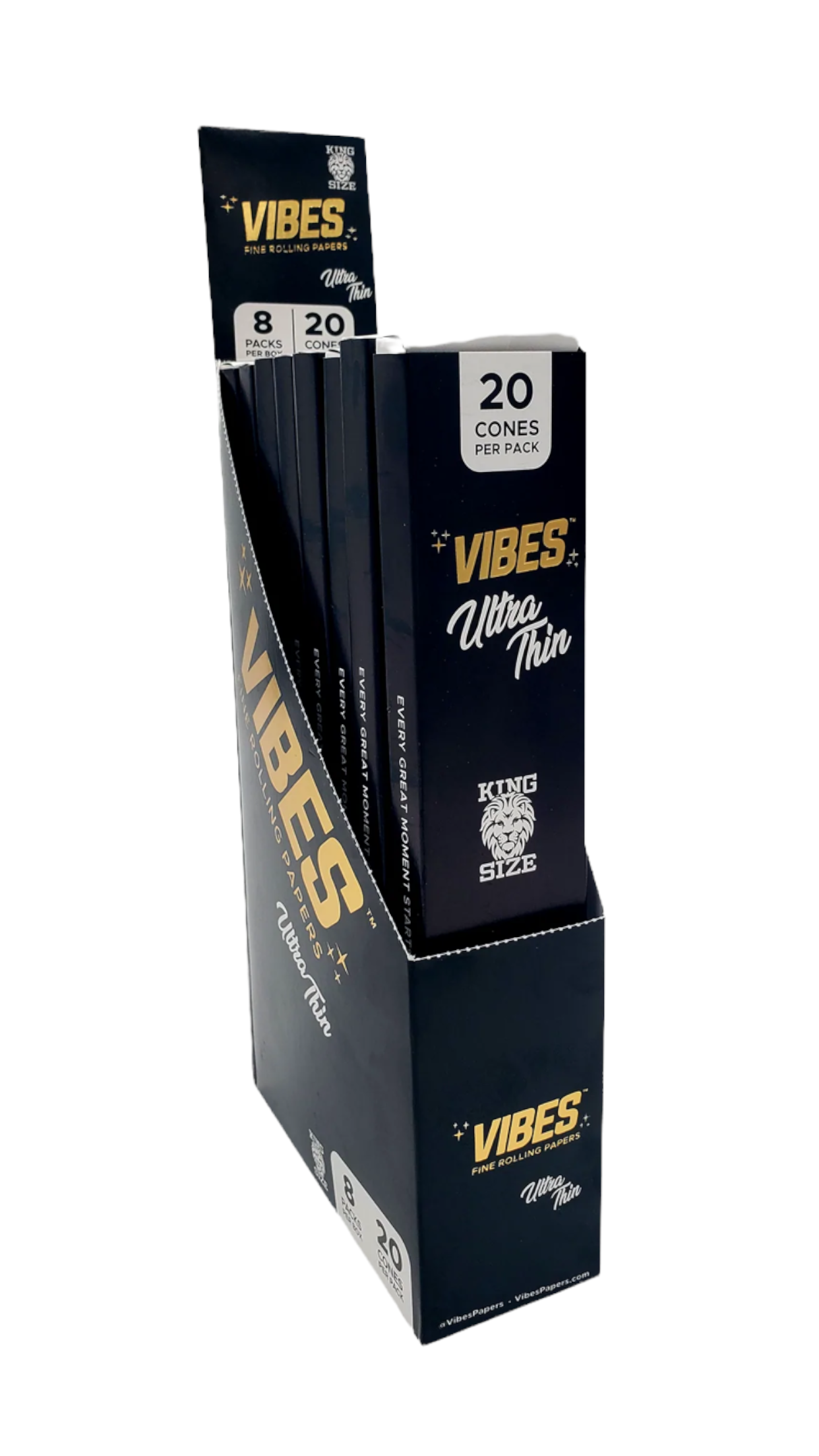 VIBES CONES ULTRA THIN | KING SIZE | 8PK