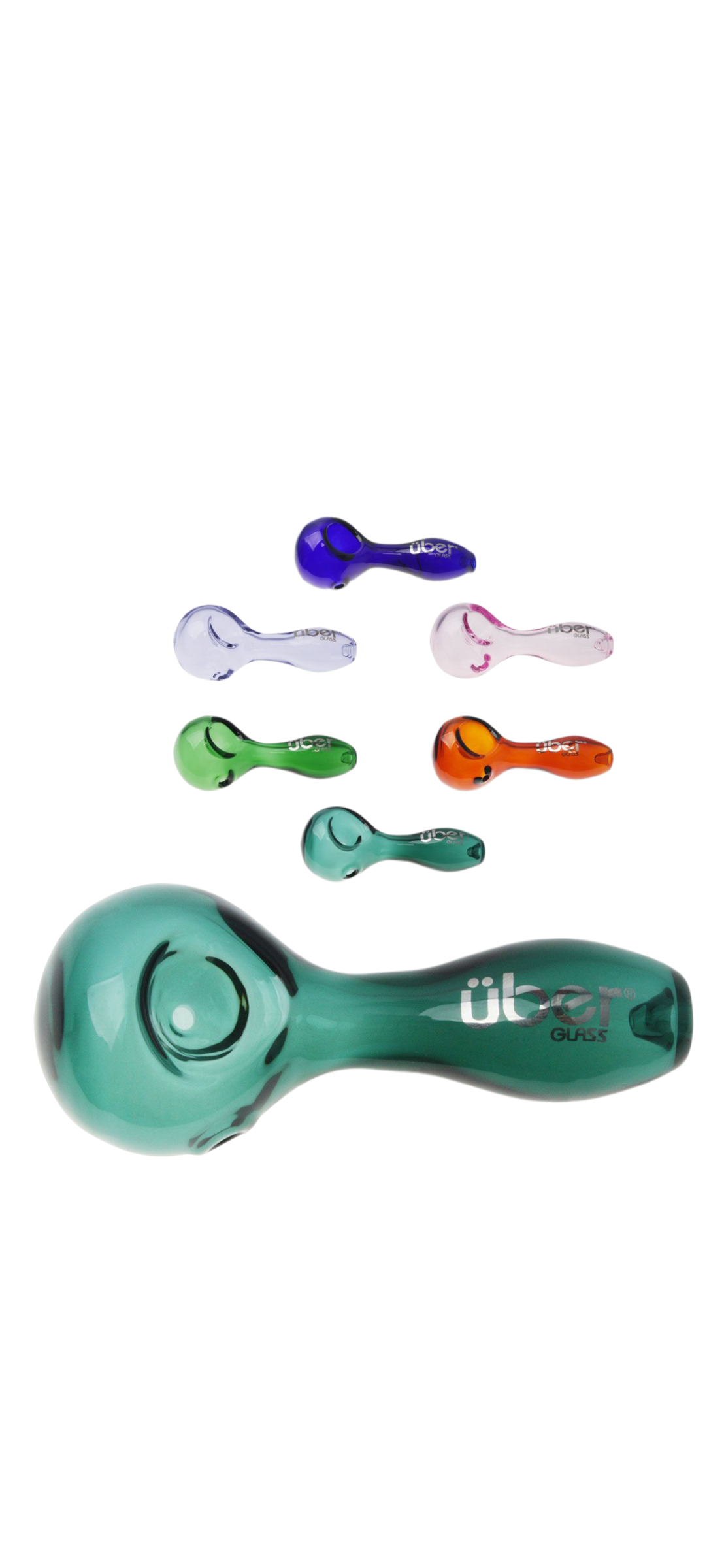 UBER GLASS | 3.5" SPOON | ASSORTED COLORS