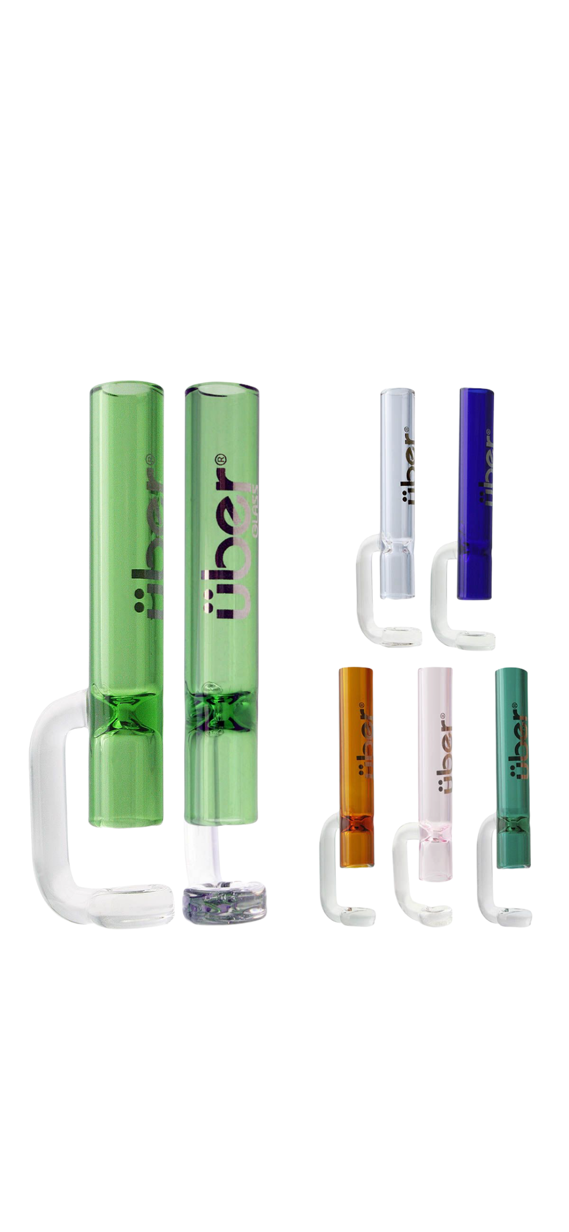 UBER GLASS | 3" CONCENTRATE CHILLUM TASTER | ASSORTED COLORS