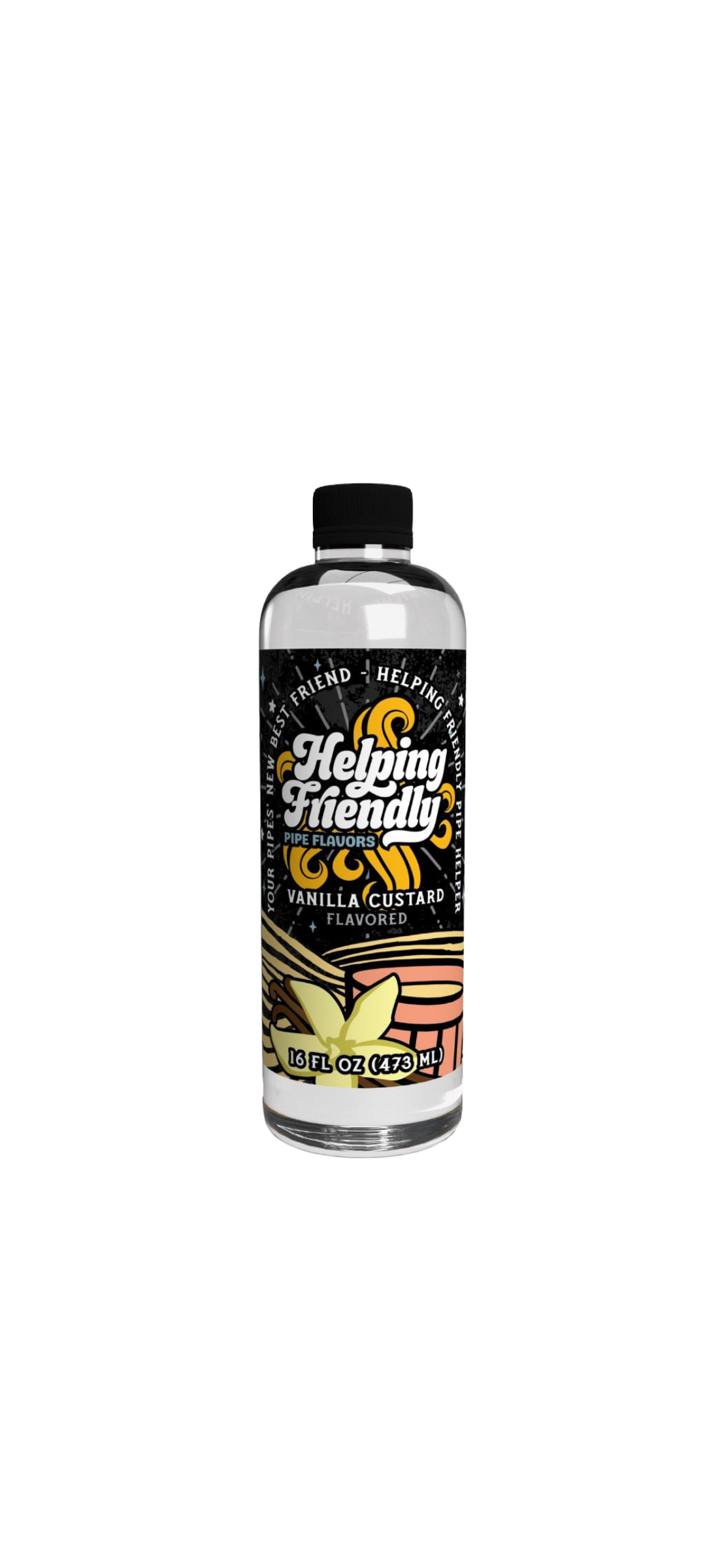 HELPING FRIENDLY | FLAVORED WATER FOR WATERPIPES | 16 FL OZ